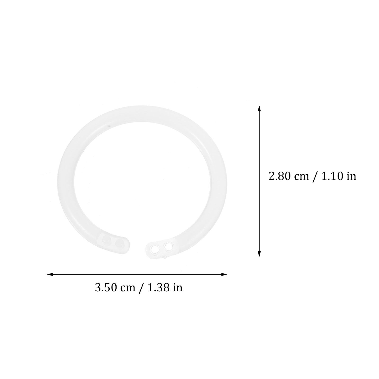 4 Boxes Plastic Binder Rings P - Card Index Box のレビューと価格