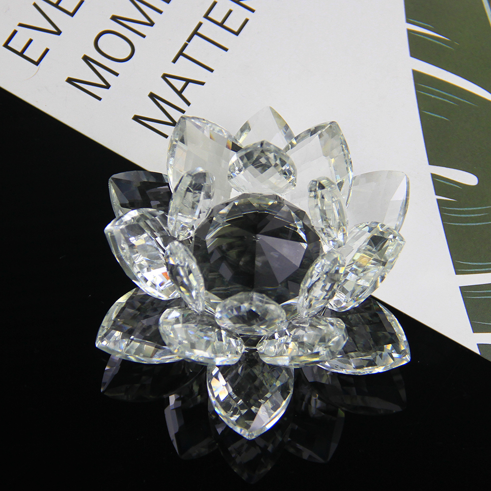 60mm-200mm Crystal Swan Lotus  - Book Weight Glass のレビューと価格