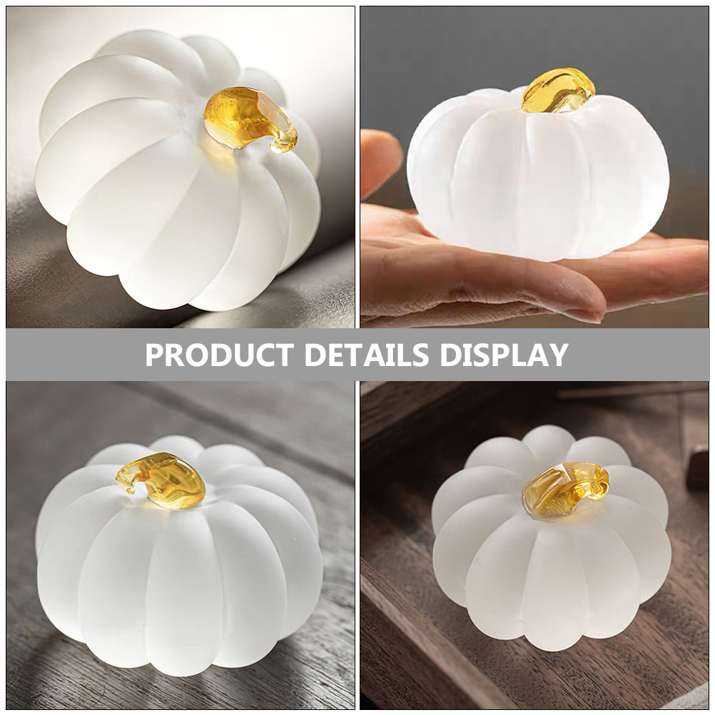 Pumpkin Shape Crystal Glass Pa - Paper Weight Crystal のレビューと価格