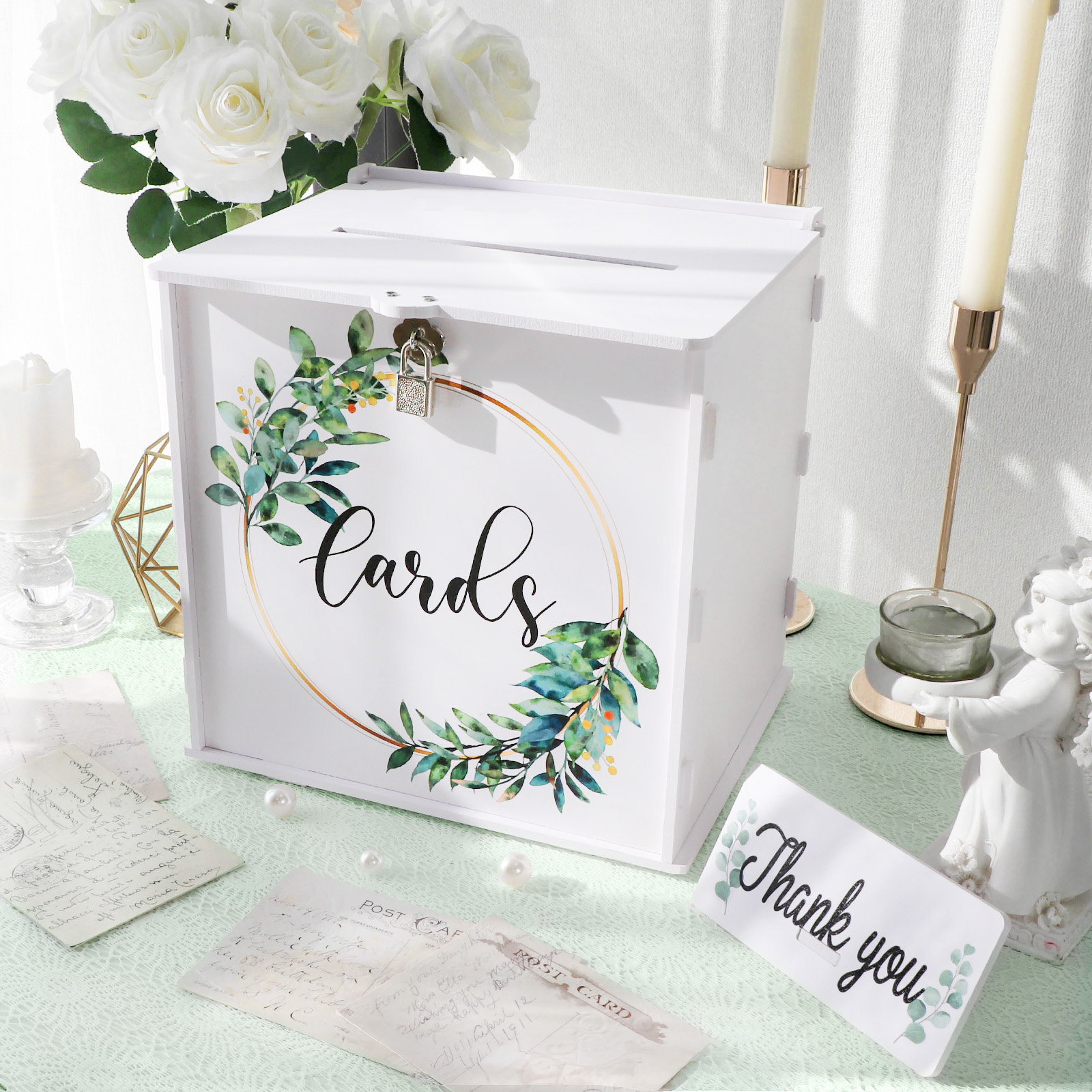 Wedding Card Box with Lock, PV - Card Index Box のレビューと価格