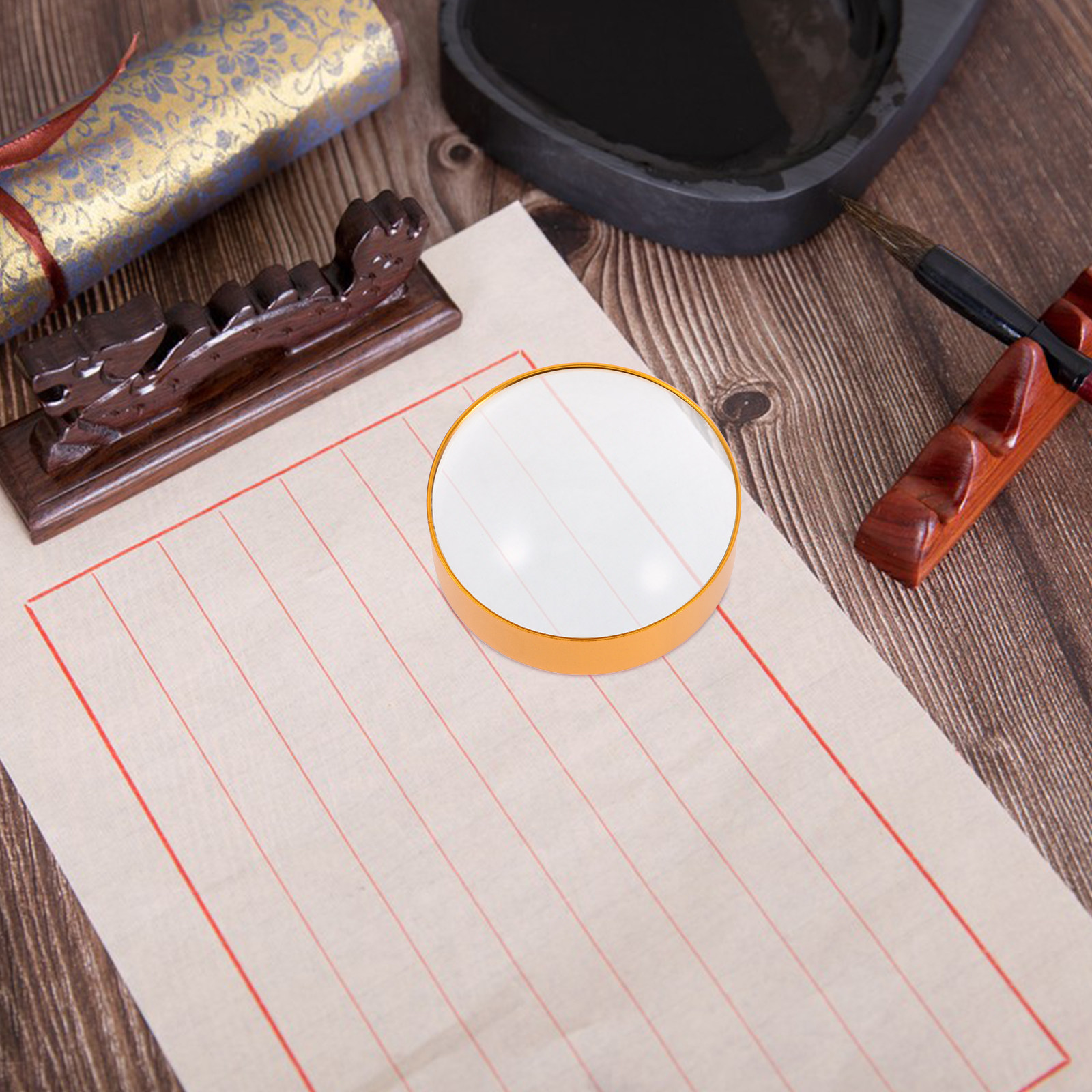 6X Spherical Optical Glass Dom - Book Weight Glass のレビューと価格