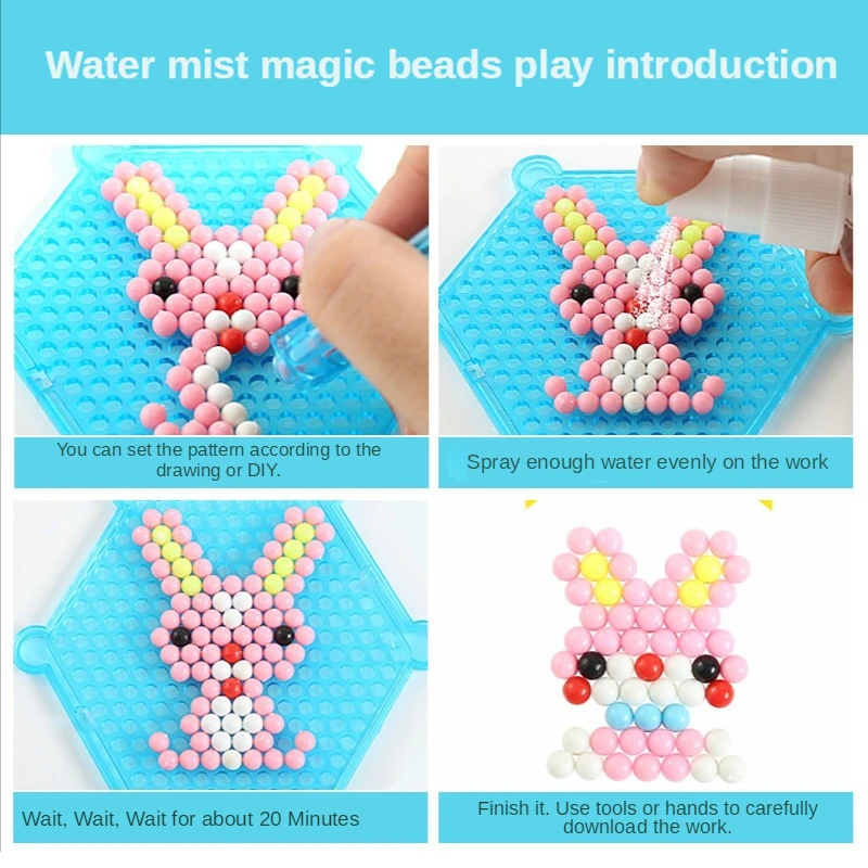 Magical Water Sticky Beads Toy - Paper Weight Crystal のレビューと価格
