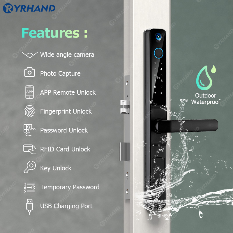 YRHAND IP66 Keyless Cat's Eye  - Letter Opener Brass のレビューと価格