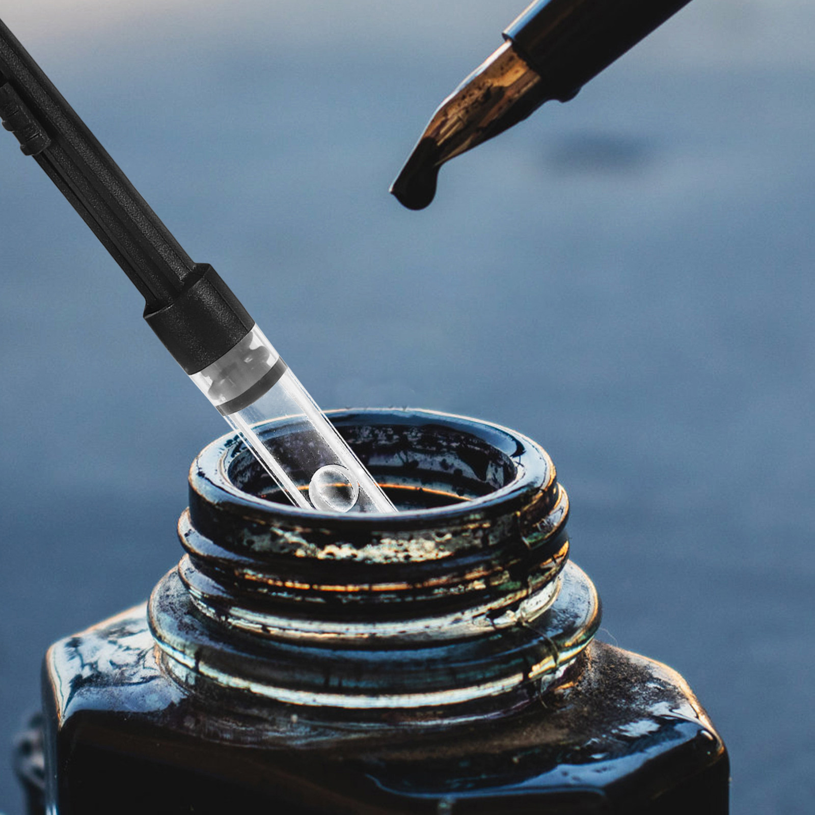 50Pcs Twist Mechanism Fountain - Fountain Pen Bottled Ink のレビューと価格