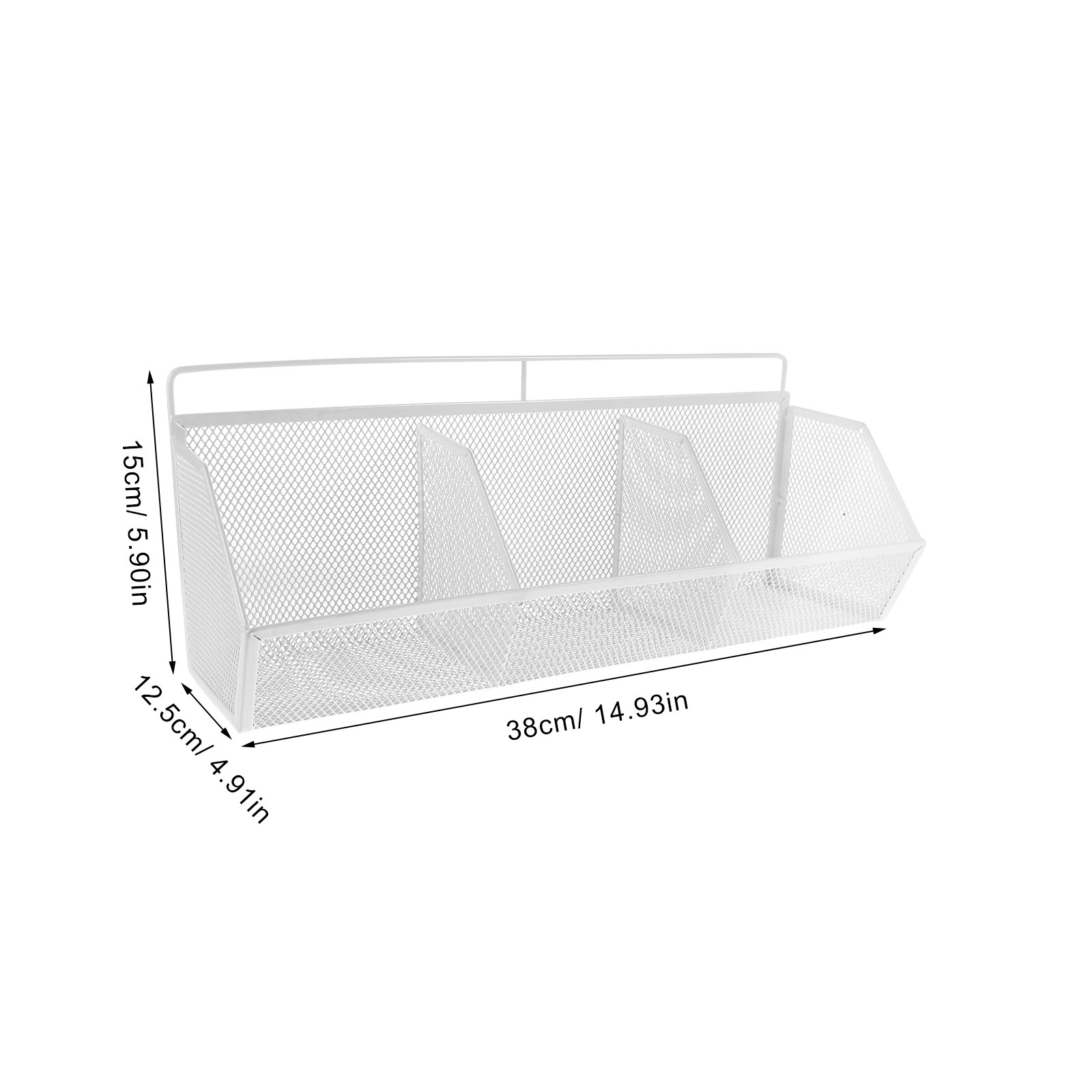 Wire Mesh File Organizer 3 Com - Magazine Holder Rack のレビューと価格