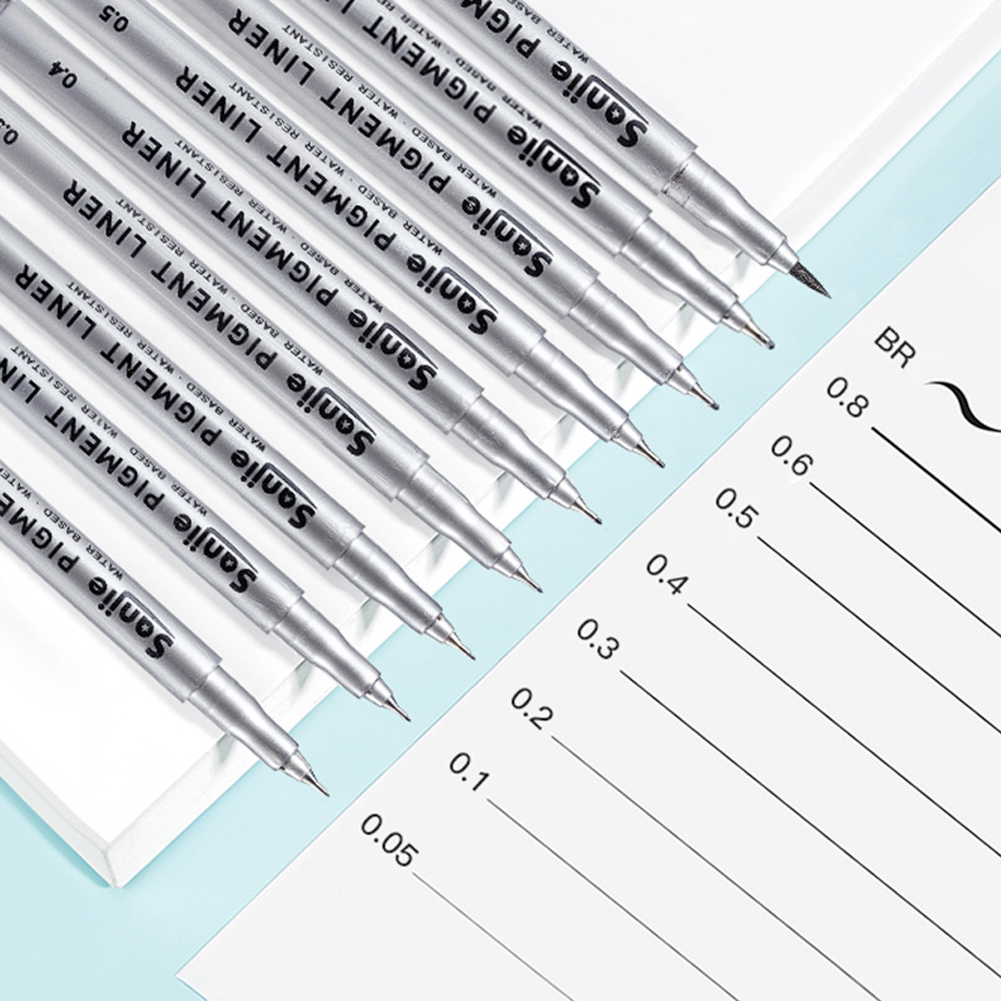 9-Piece Fine Line Waterproof I - Correction Pen Fine のレビューと価格