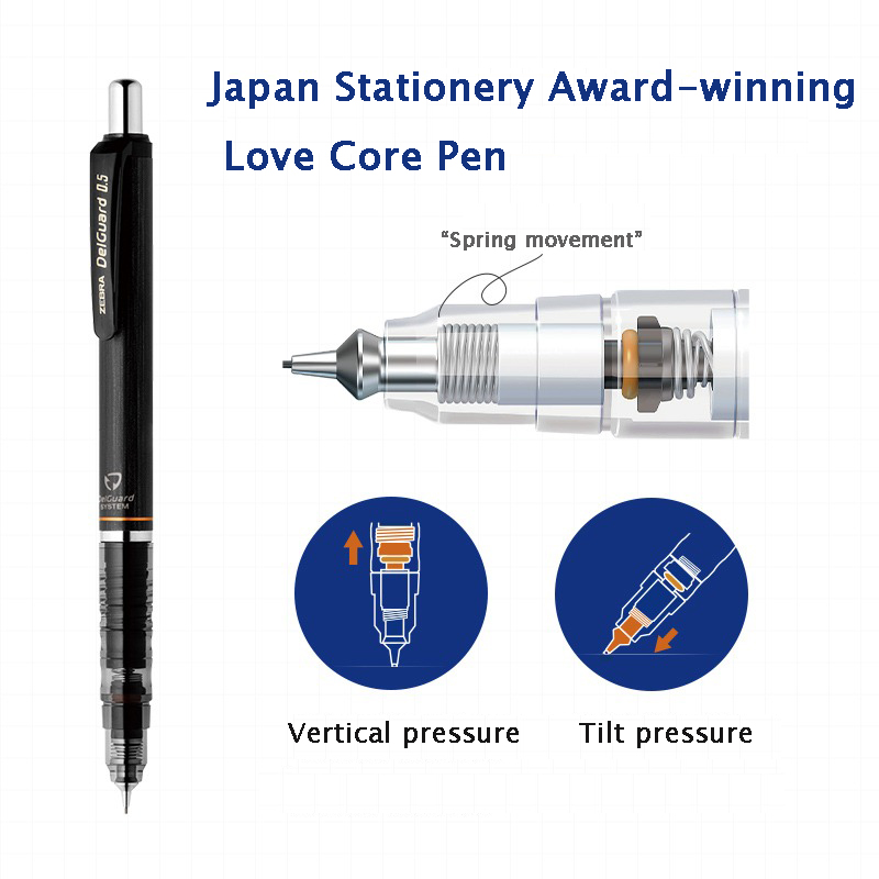 ZEBRA DelGuard Mechanical Penc - Mechanical Pencil 0.3 のレビューと価格