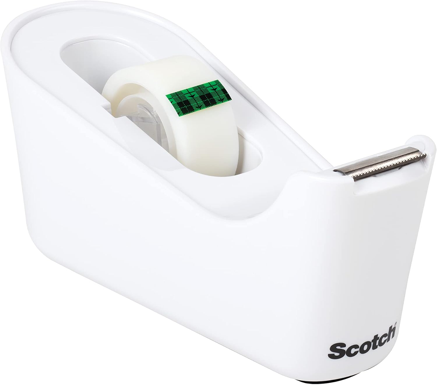 Desktop Tape Dispenser, White, - Tape Dispenser Weighted のレビューと価格
