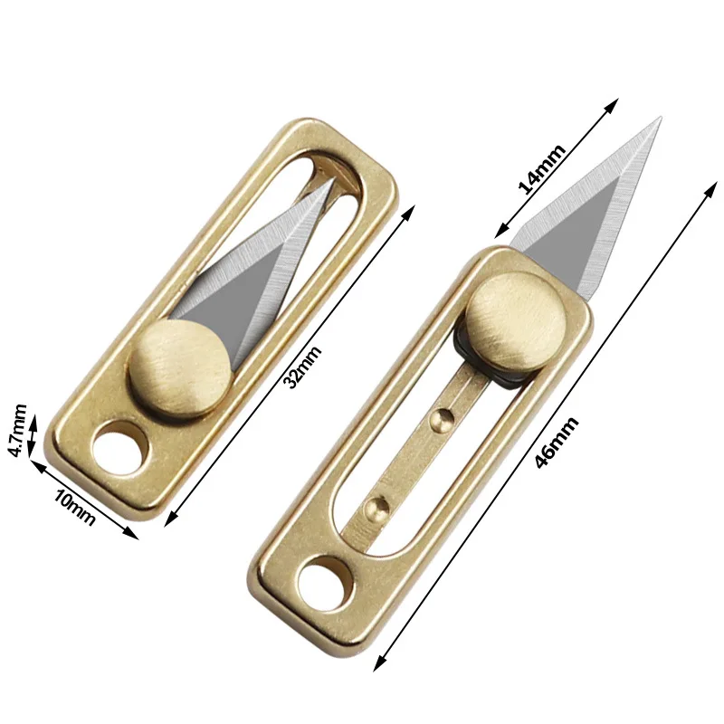 Mini Brass Stainless Steel Kni - Letter Opener Brass のレビューと価格