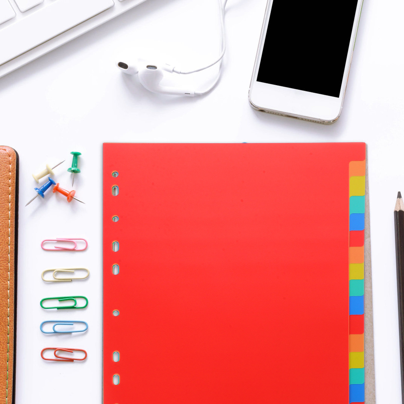 1Set Plastic Binder Dividers A - Tab Divider A4 のレビューと価格