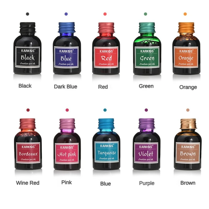 10/1 PCS 30ml Various Colors I - Fountain Pen Bottled Ink のレビューと価格