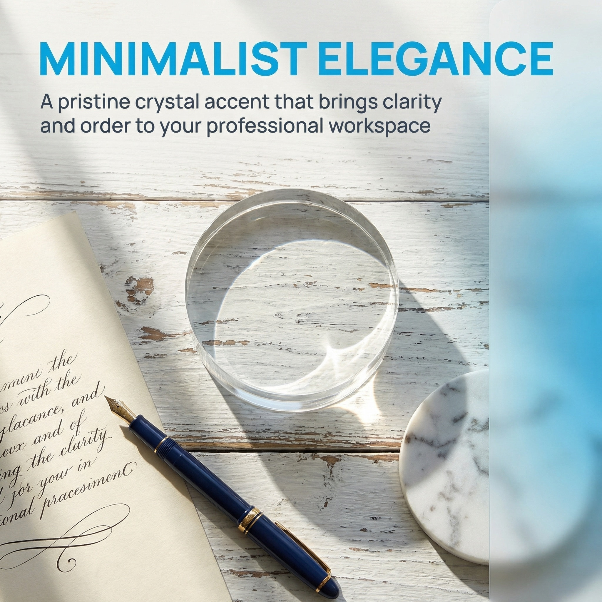 3.15 Inch Round Clear Crystal  - Book Weight Glass のレビューと価格