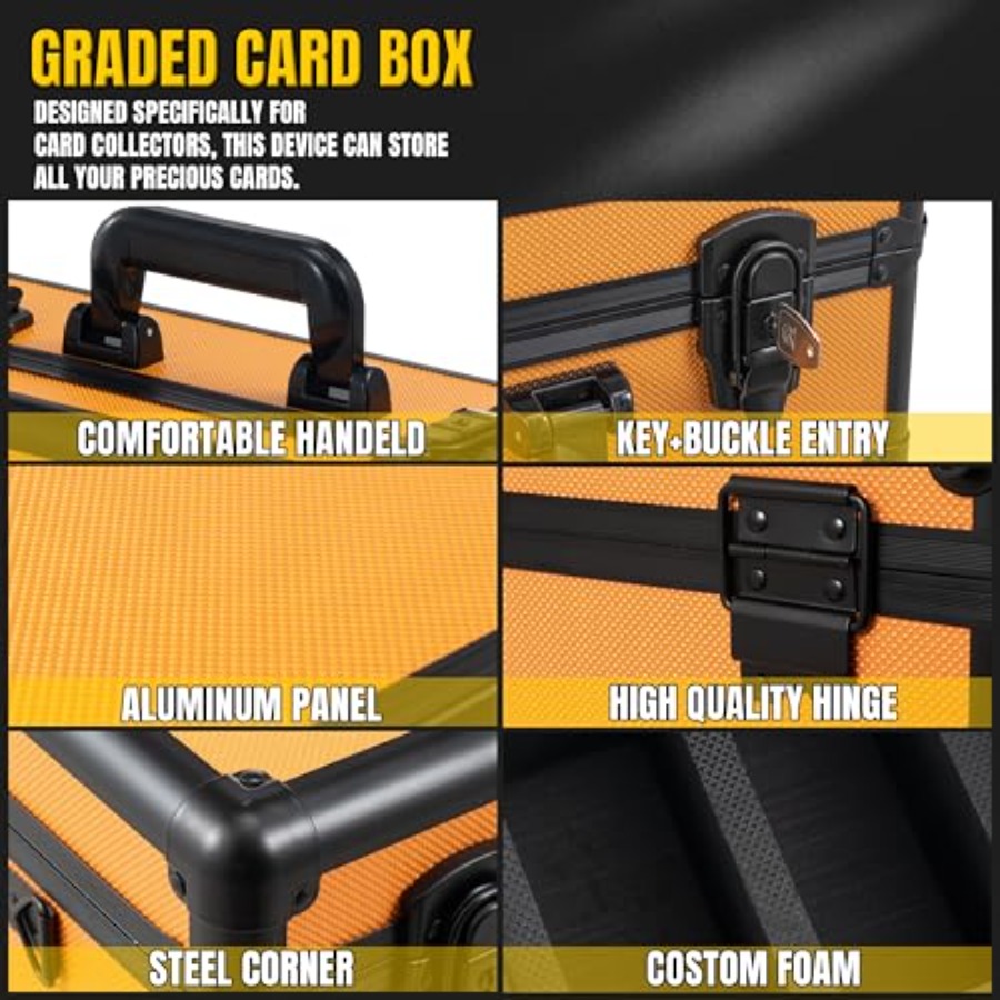 Graded Card Storage Box Alumin - Card Index Box のレビューと価格