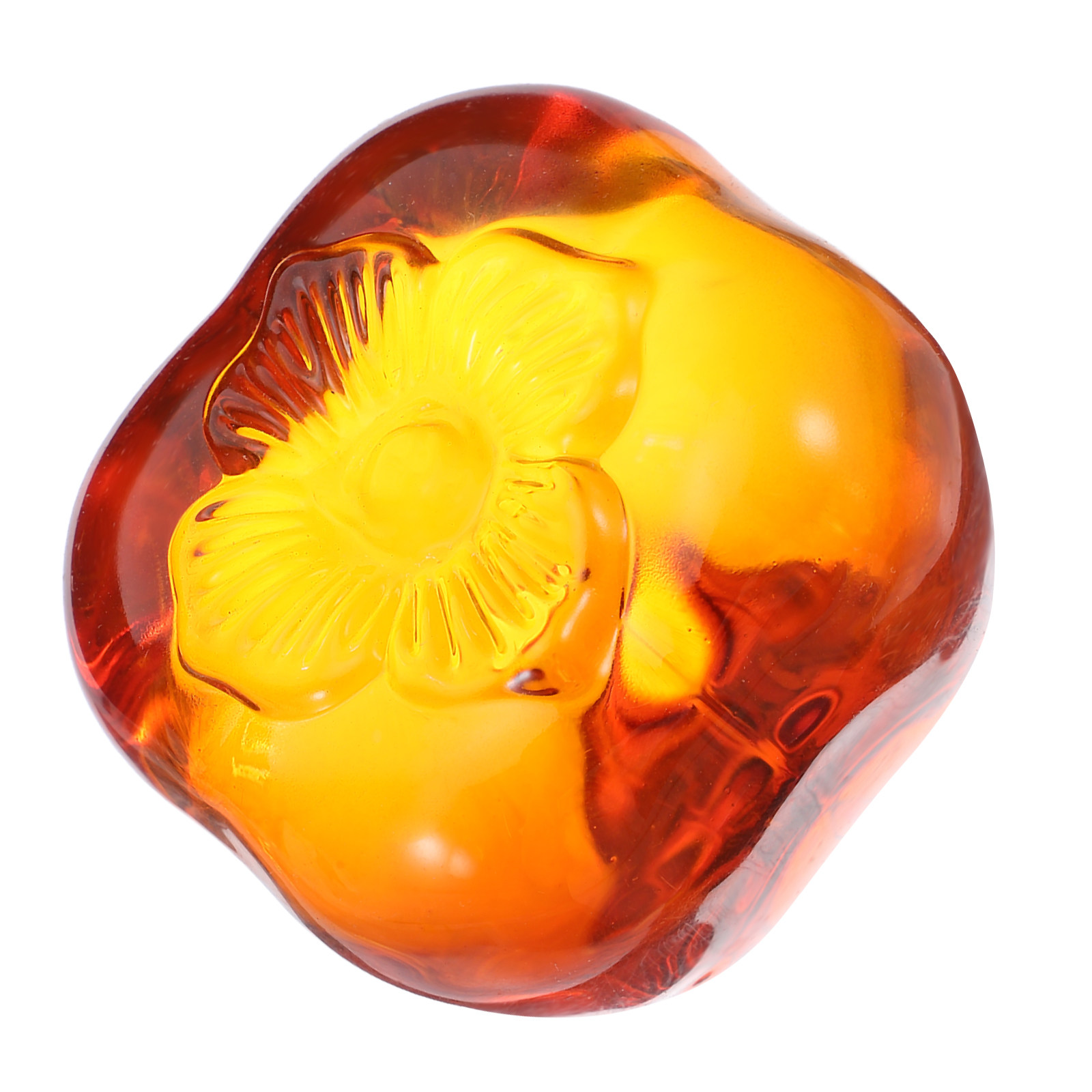 Crystal Glass Persimmon Paperw - Paper Weight Crystal のレビューと価格