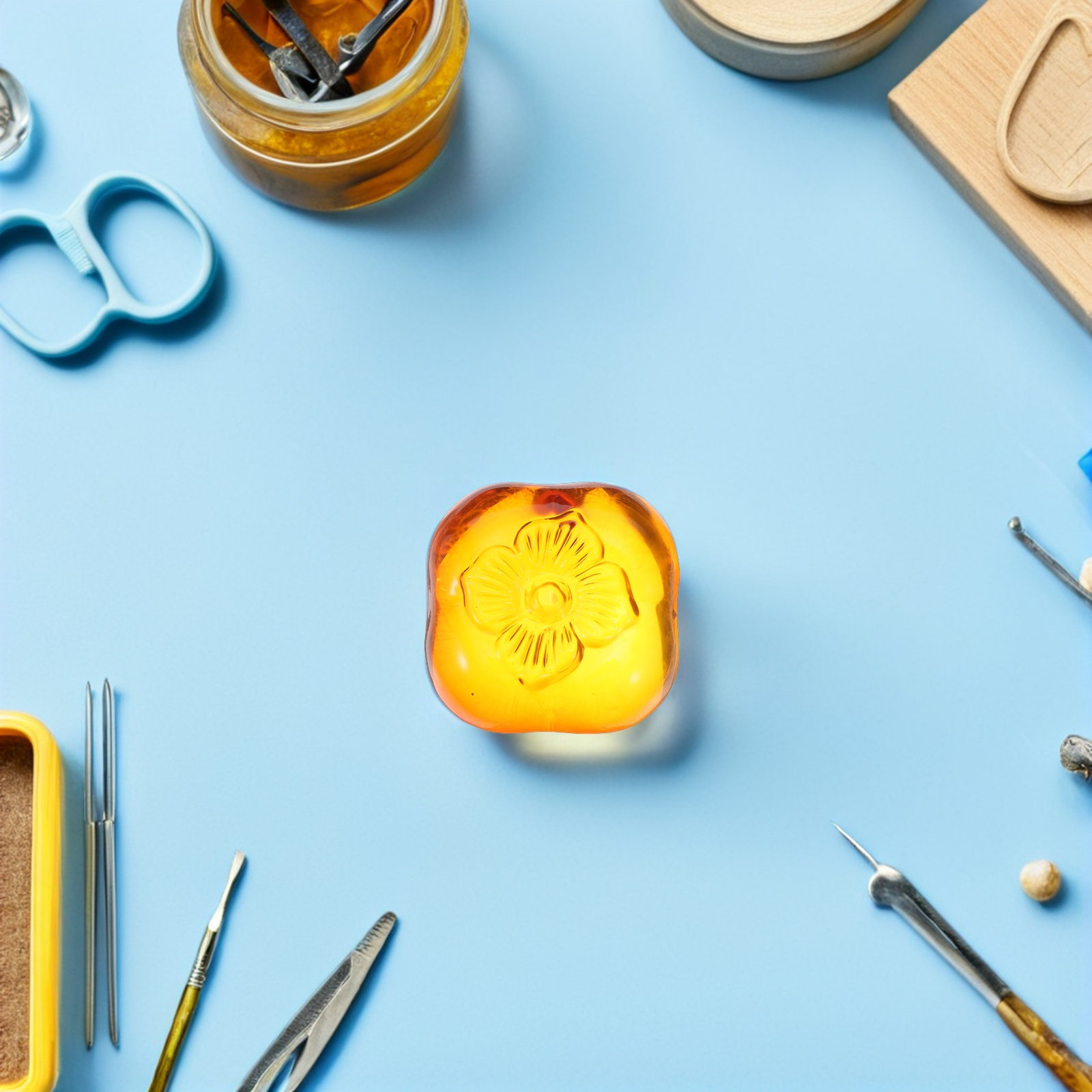 Crystal Glass Persimmon Paperw - Paper Weight Crystal のレビューと価格