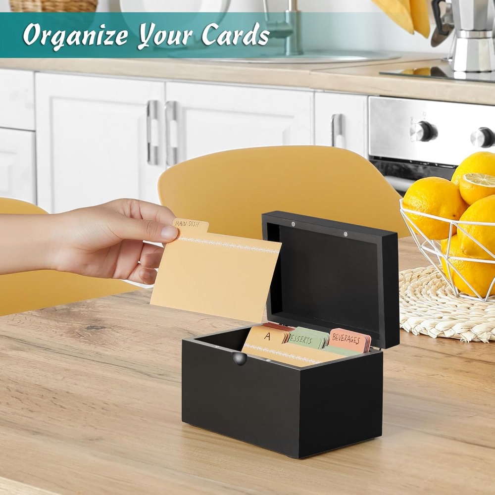 Wooden 3x5 Index Card Holder w - Index Card Holder のレビューと価格