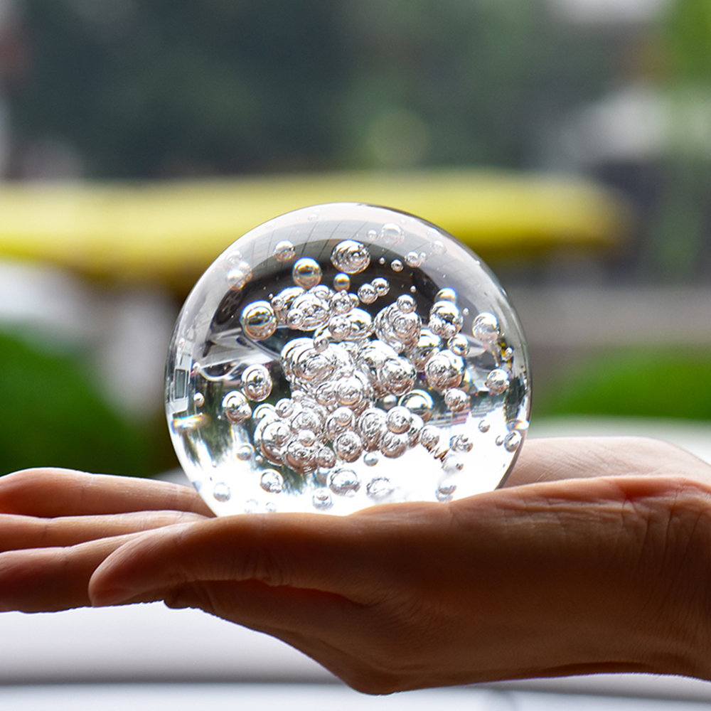 40/60/80MM Clear Bubble Crysta - Paper Weight Crystal のレビューと価格