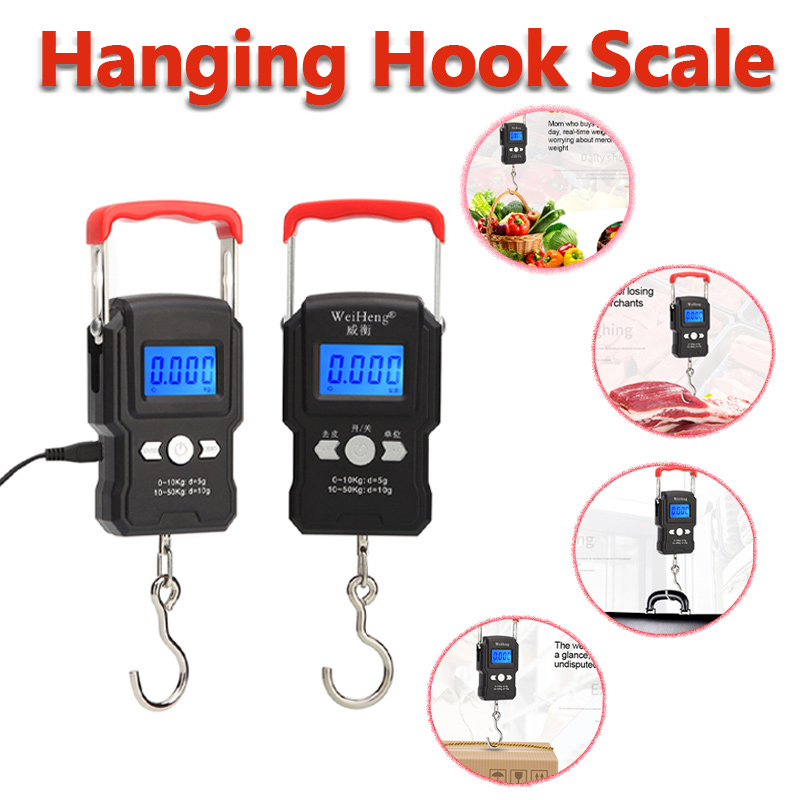 Portable Hanging Hook Scale 50 - Tape Dispenser Weighted のレビューと価格