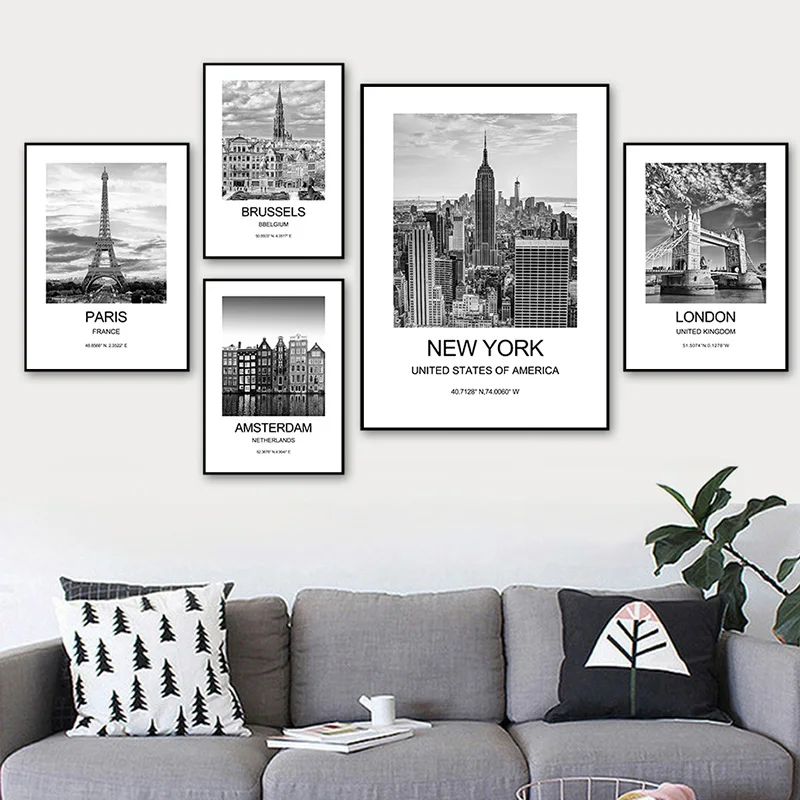 City Poster New York London Pa - Ink Blotter Paper のレビューと価格