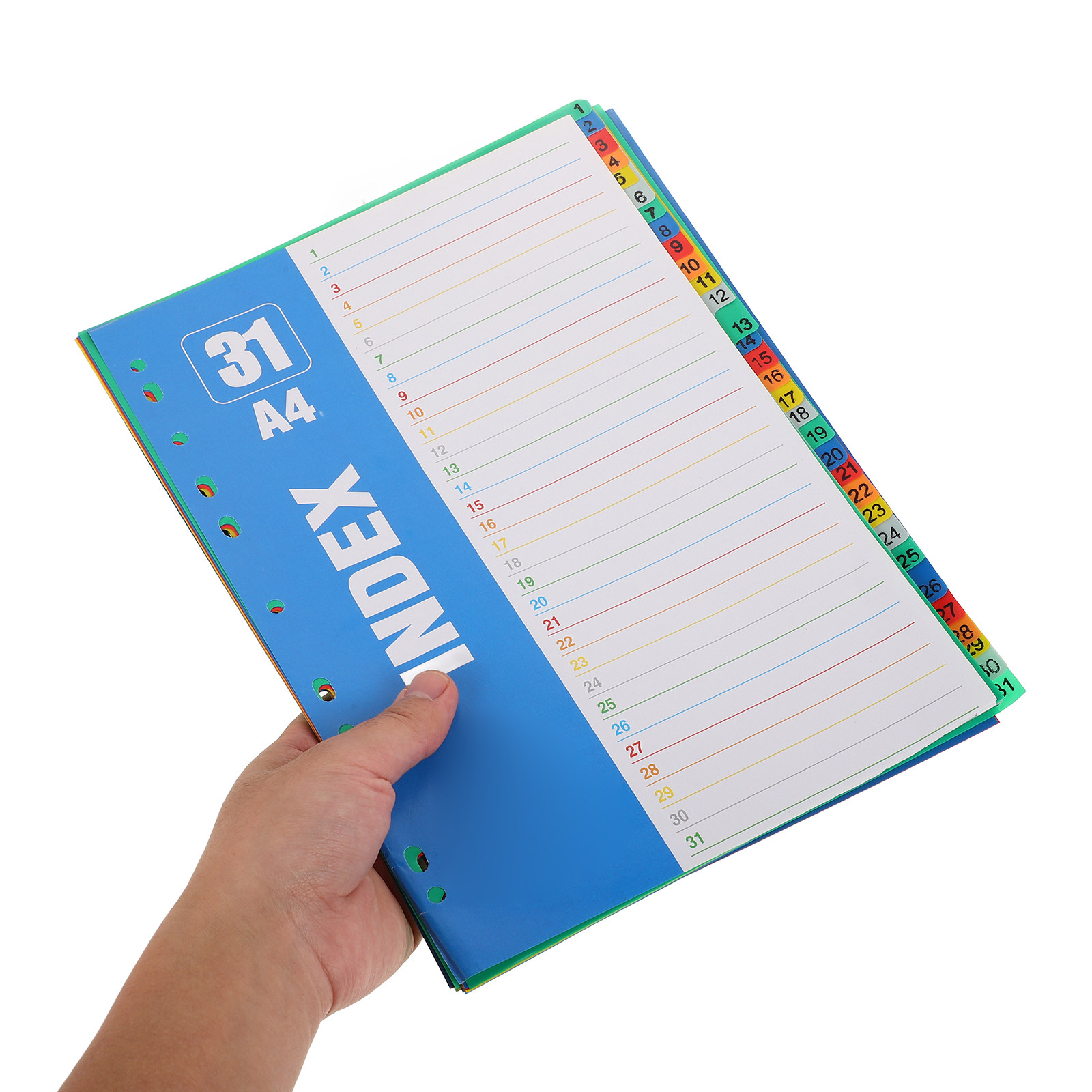1Set Dividers A4 11-Hole Binde - Tab Divider A4 のレビューと価格