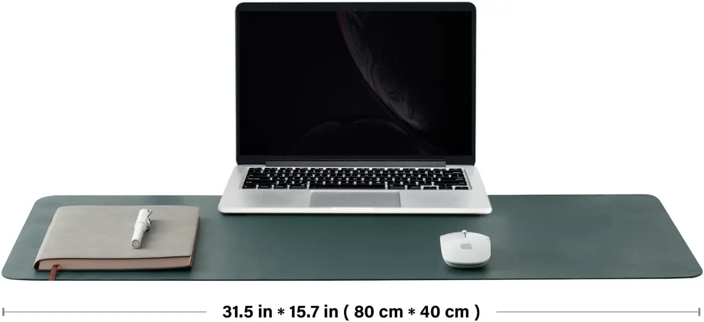 Cork Desk Mat Dual-Sided Desk  - Leather Desk Pad のレビューと価格