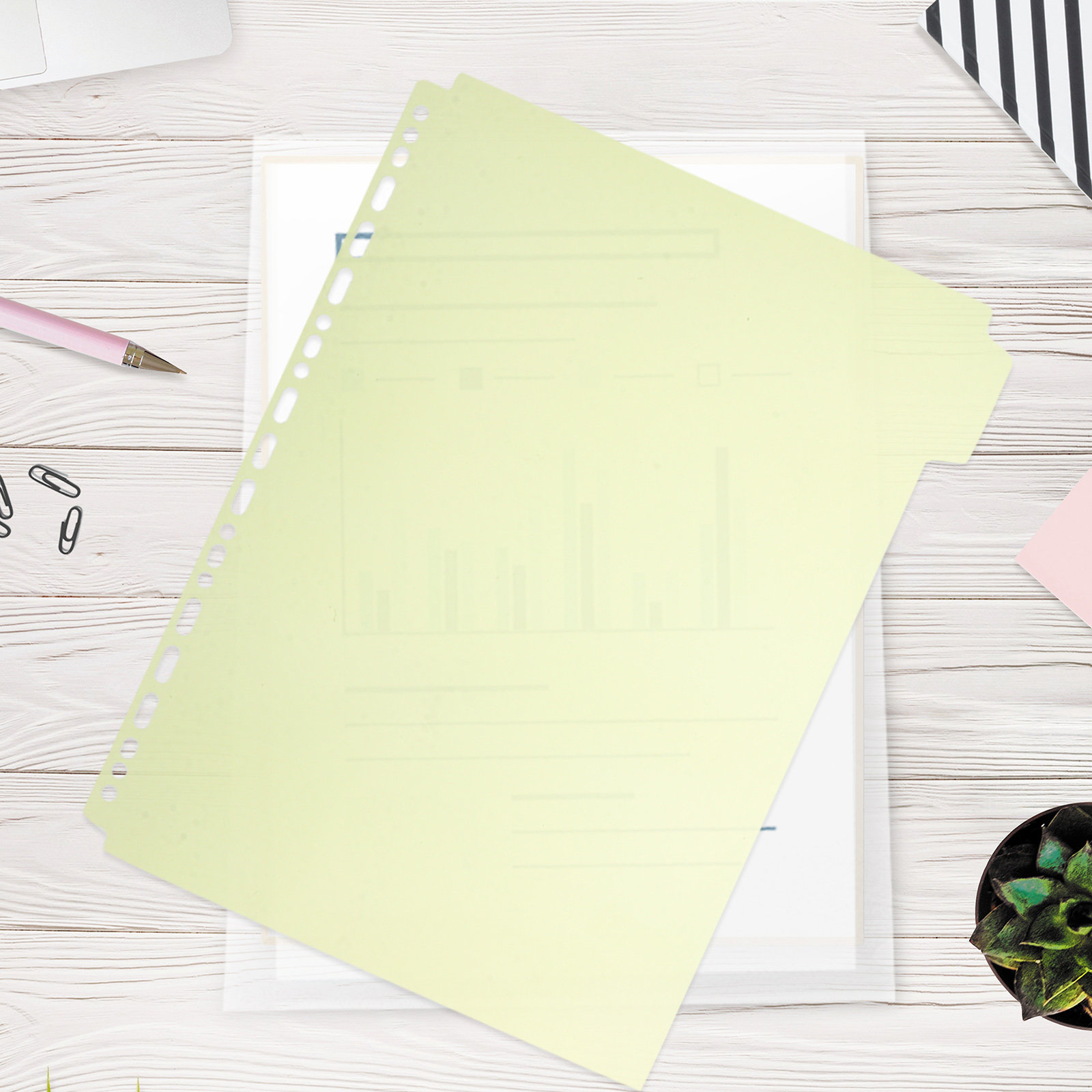 6Pcs Tabbed Binder Divider She - Tab Divider A4 のレビューと価格