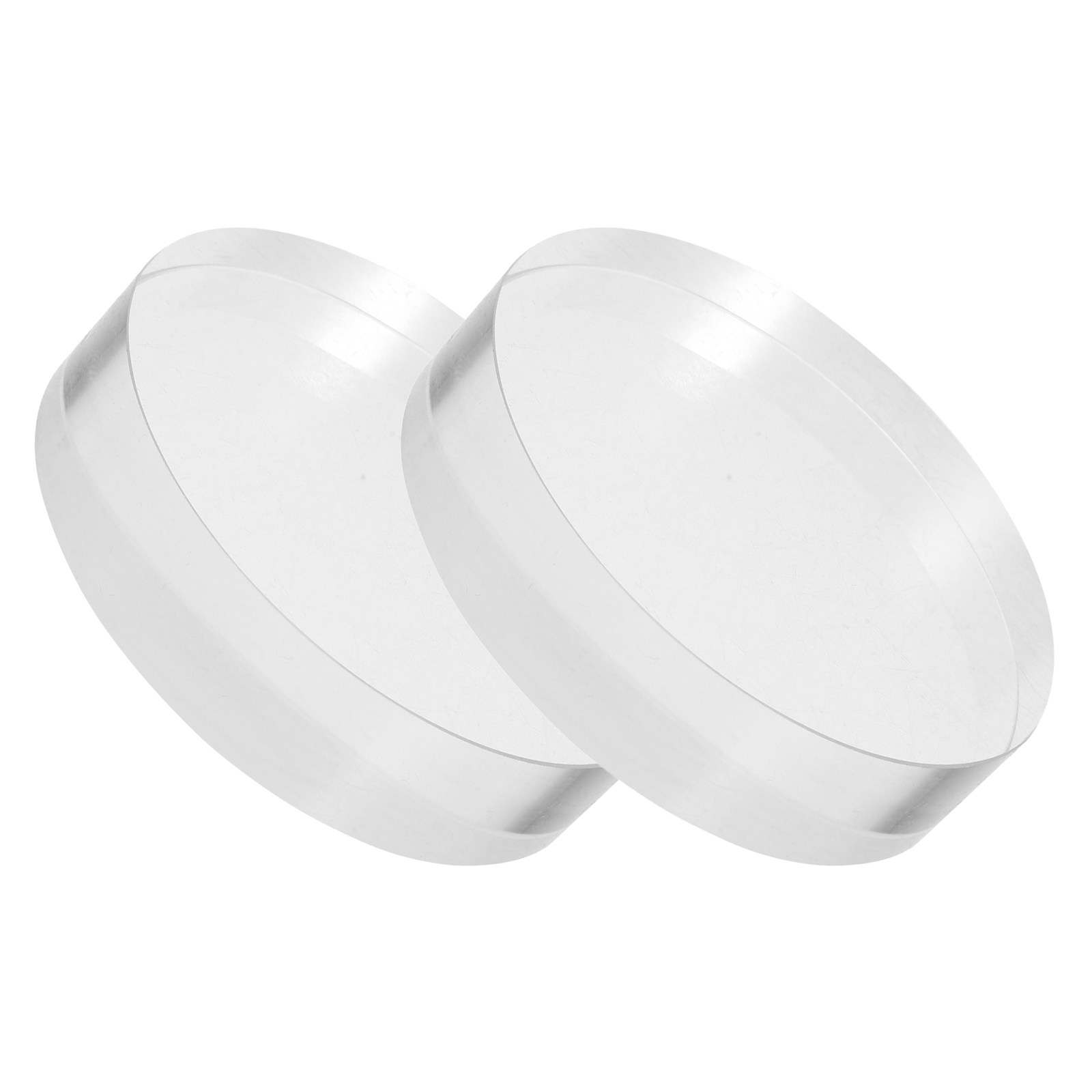 2Pcs Round Crystal Decorative  - Book Weight Glass のレビューと価格