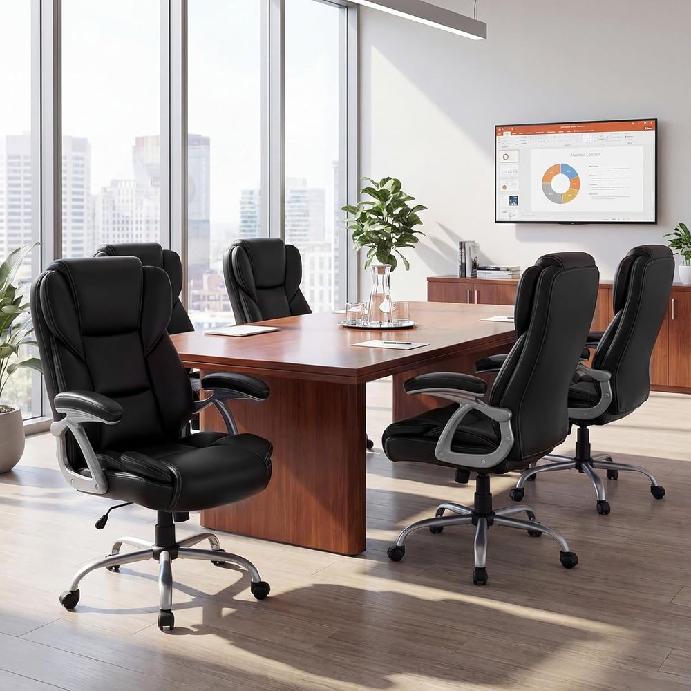 High Back Leather Ergonomic Sw - Leather Desk Pad のレビューと価格