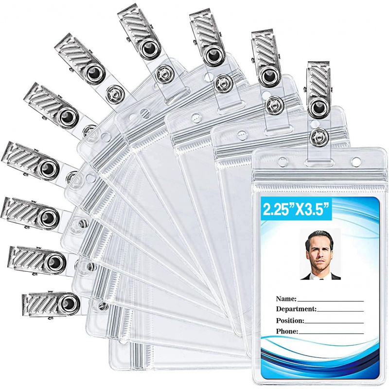 ID card holder with metal badg - Index Card Holder のレビューと価格