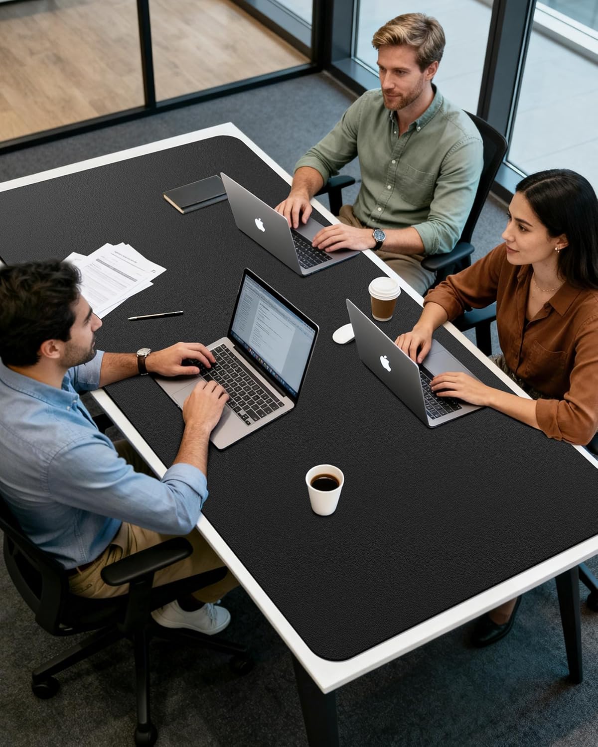 Large PU Leather Desk Mat 35.4 - Leather Desk Pad のレビューと価格