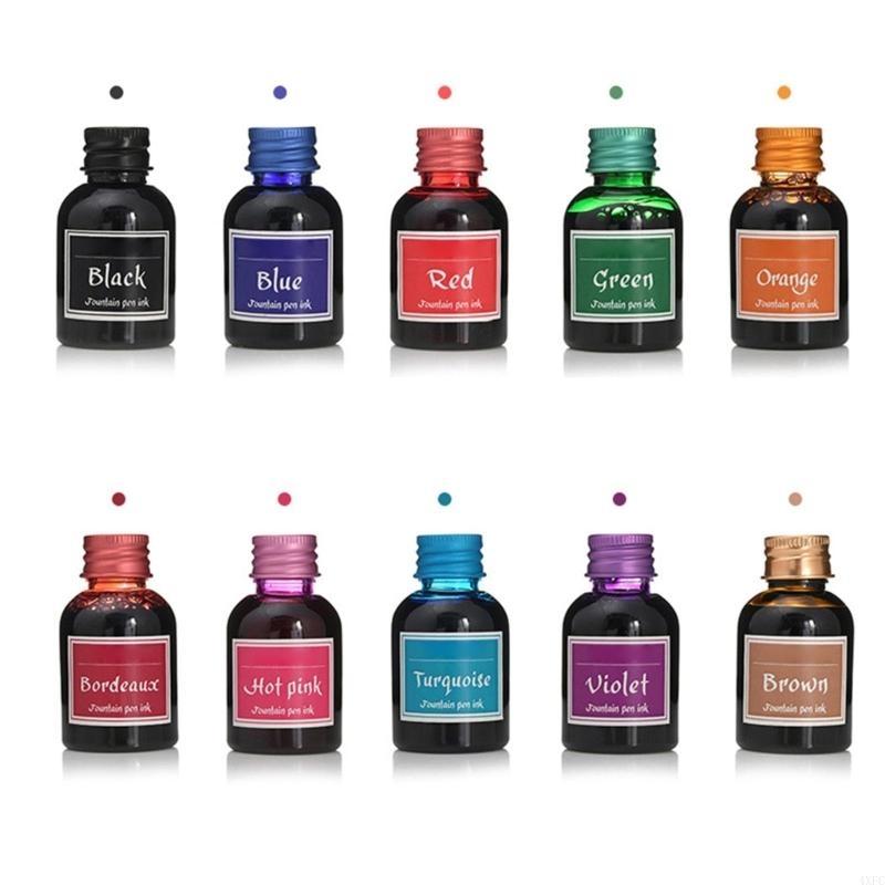 10 Colors 1 Bottle Pure Colorf - Fountain Pen Bottled Ink のレビューと価格