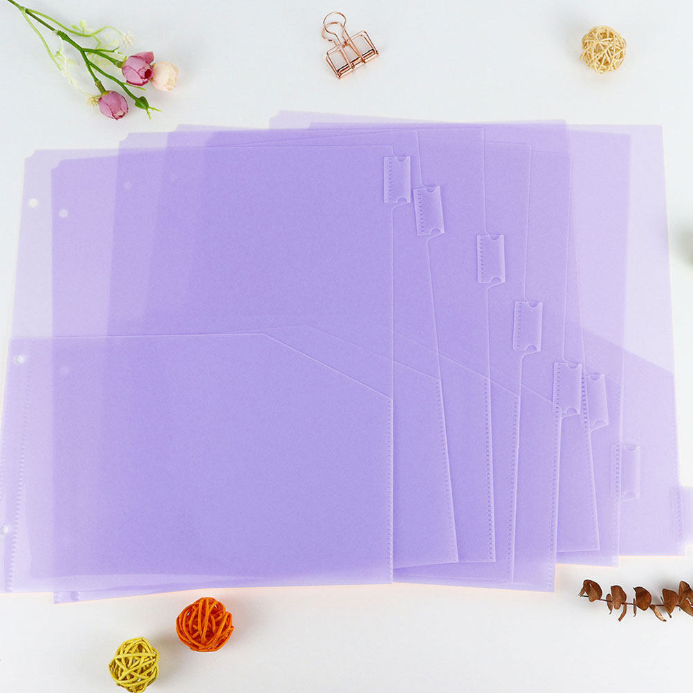 2Sets Binder Pocket Dividers A - Tab Divider A4 のレビューと価格