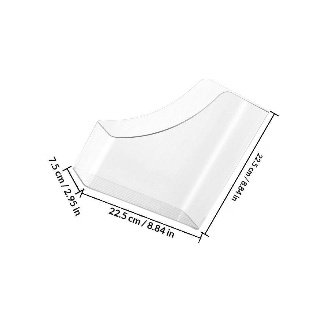 2Pcs Transparent File Organize - Magazine Holder Rack のレビューと価格