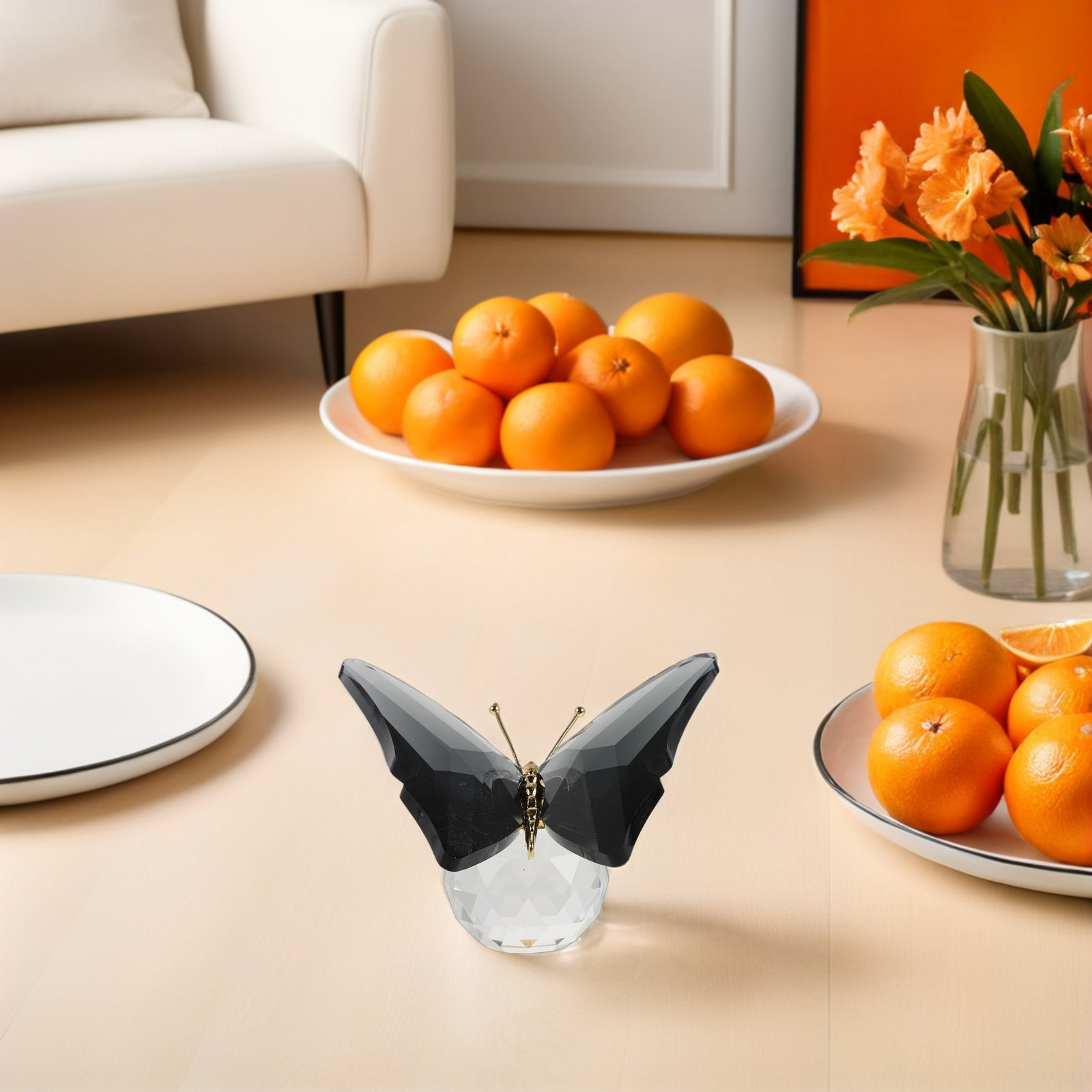 Butterfly Paperweight Crystal  - Paper Weight Crystal のレビューと価格