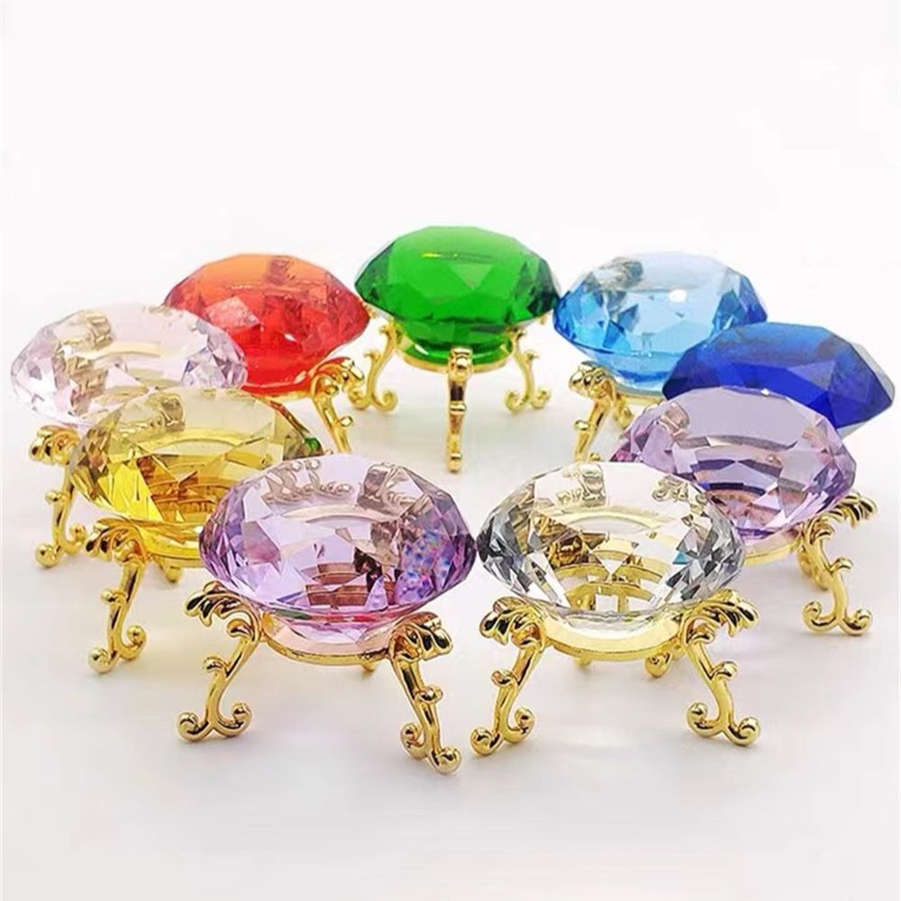 10 Colors Crystal Diamond Shap - Paper Weight Crystal のレビューと価格
