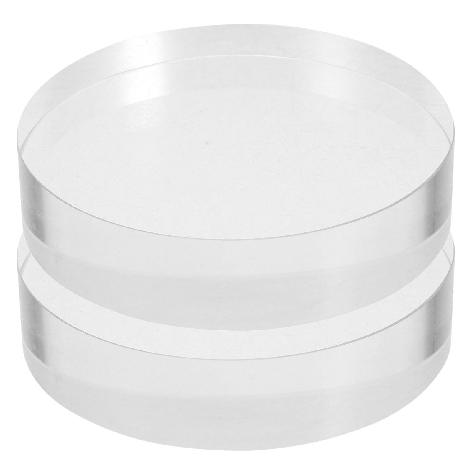 2Pcs Crystal Round Paperweight - Book Weight Glass のレビューと価格