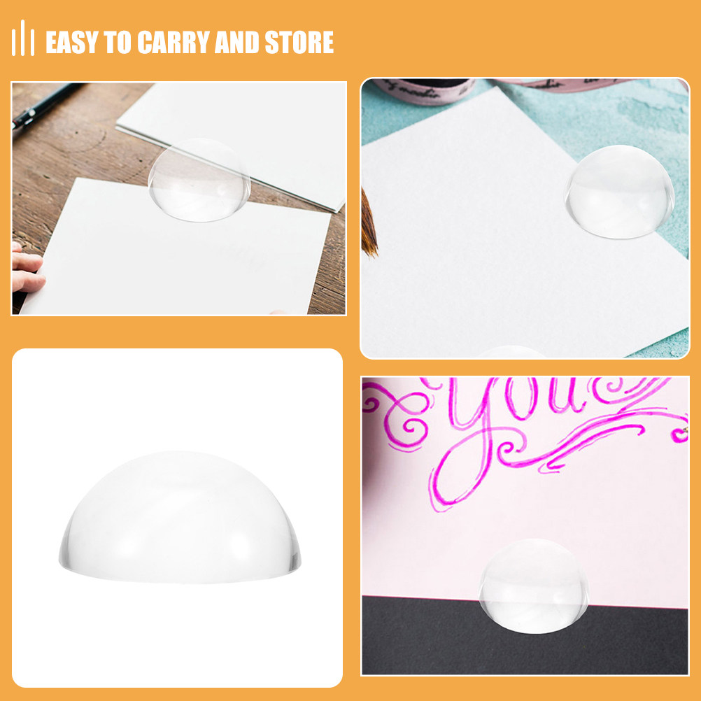 2Pcs Crystal Paperweights Dome - Paper Weight Crystal のレビューと価格