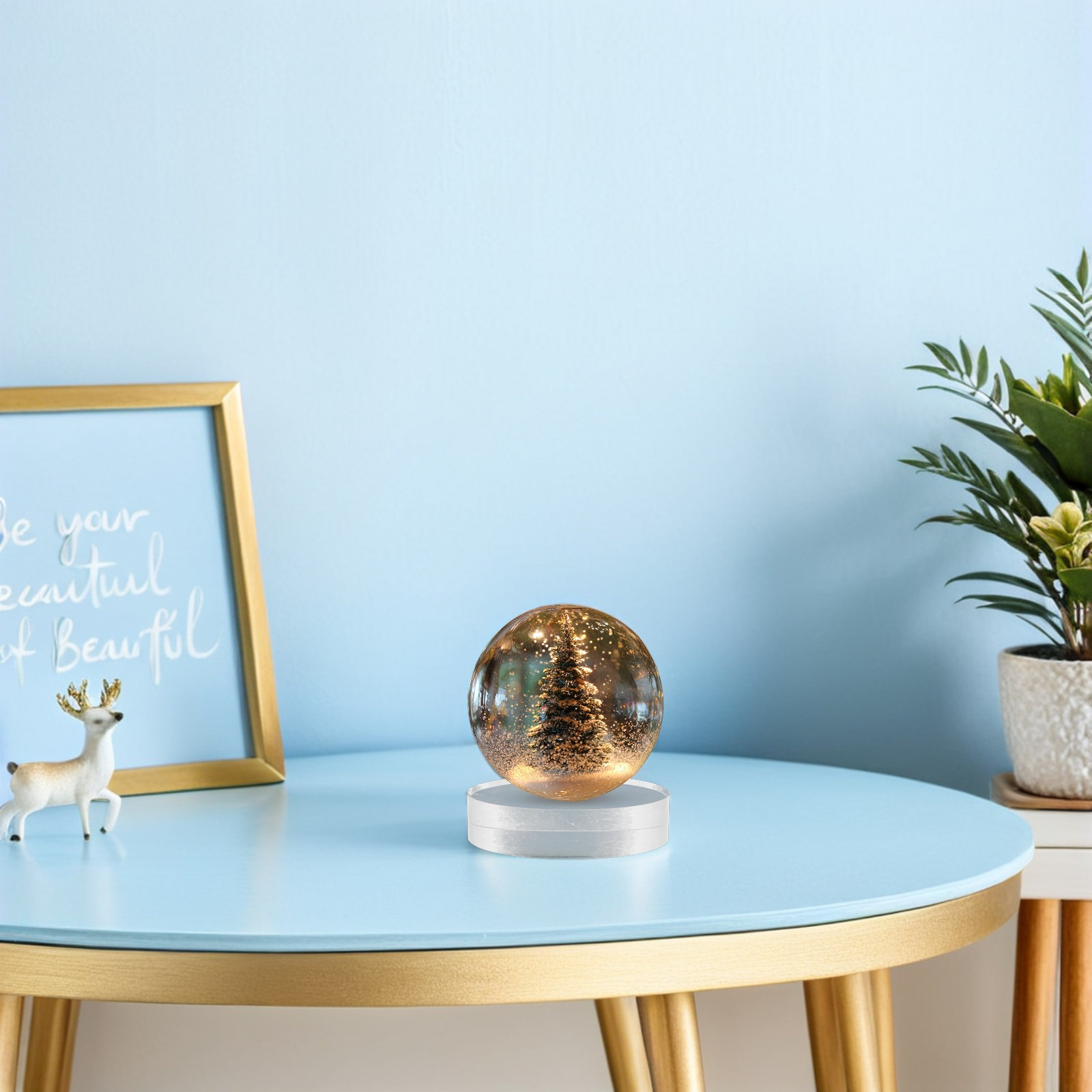 2Pcs Transparent Crystal Round - Paper Weight Crystal のレビューと価格