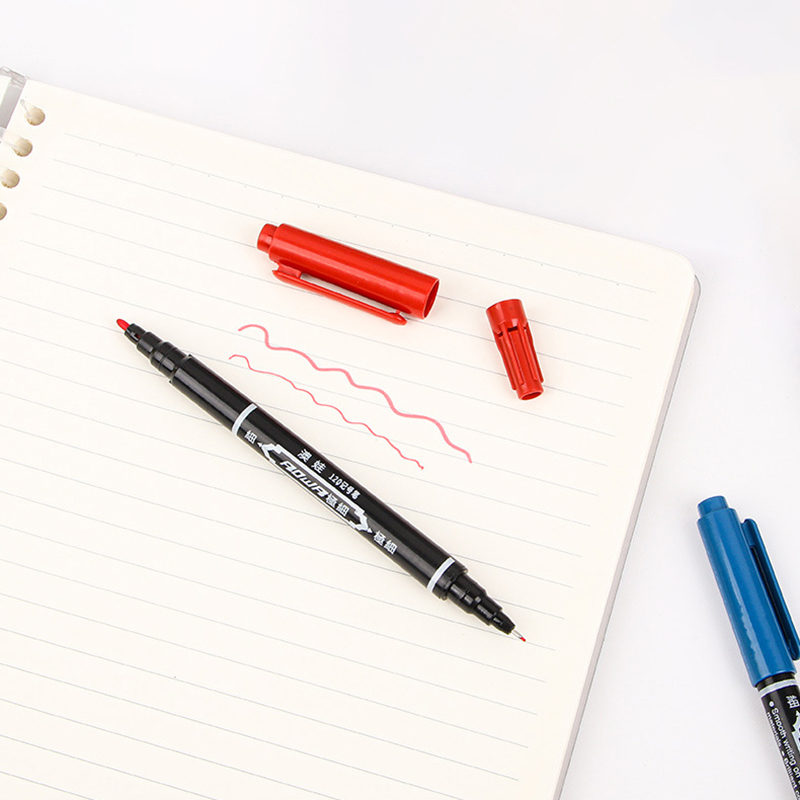 10Pcs Twin Tip Permanent Marke - Correction Pen Fine のレビューと価格