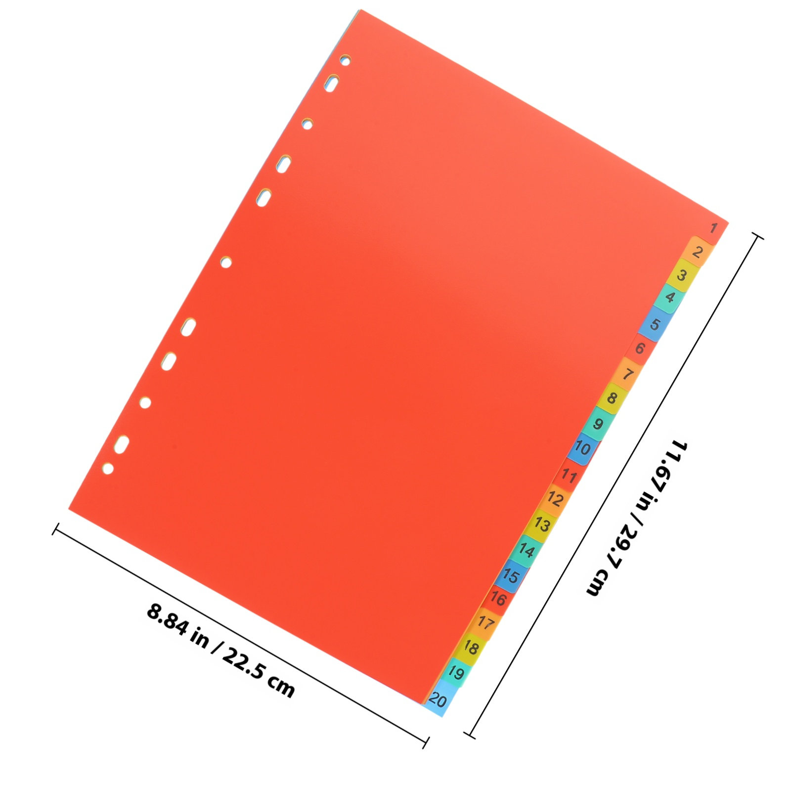 20 Sheets A4 Heavy Duty Binder - Tab Divider A4 のレビューと価格
