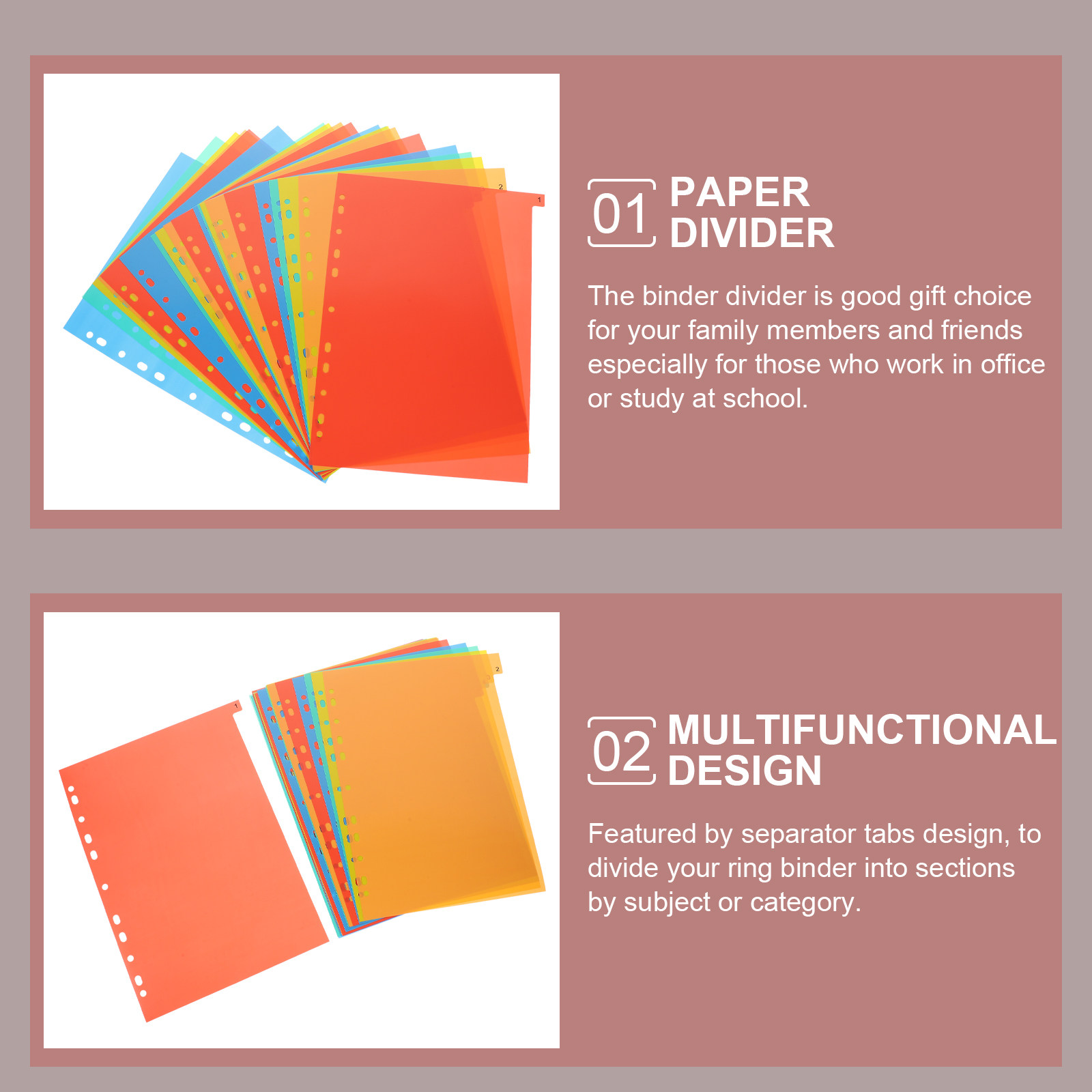 20 Sheets A4 Heavy Duty Binder - Tab Divider A4 のレビューと価格