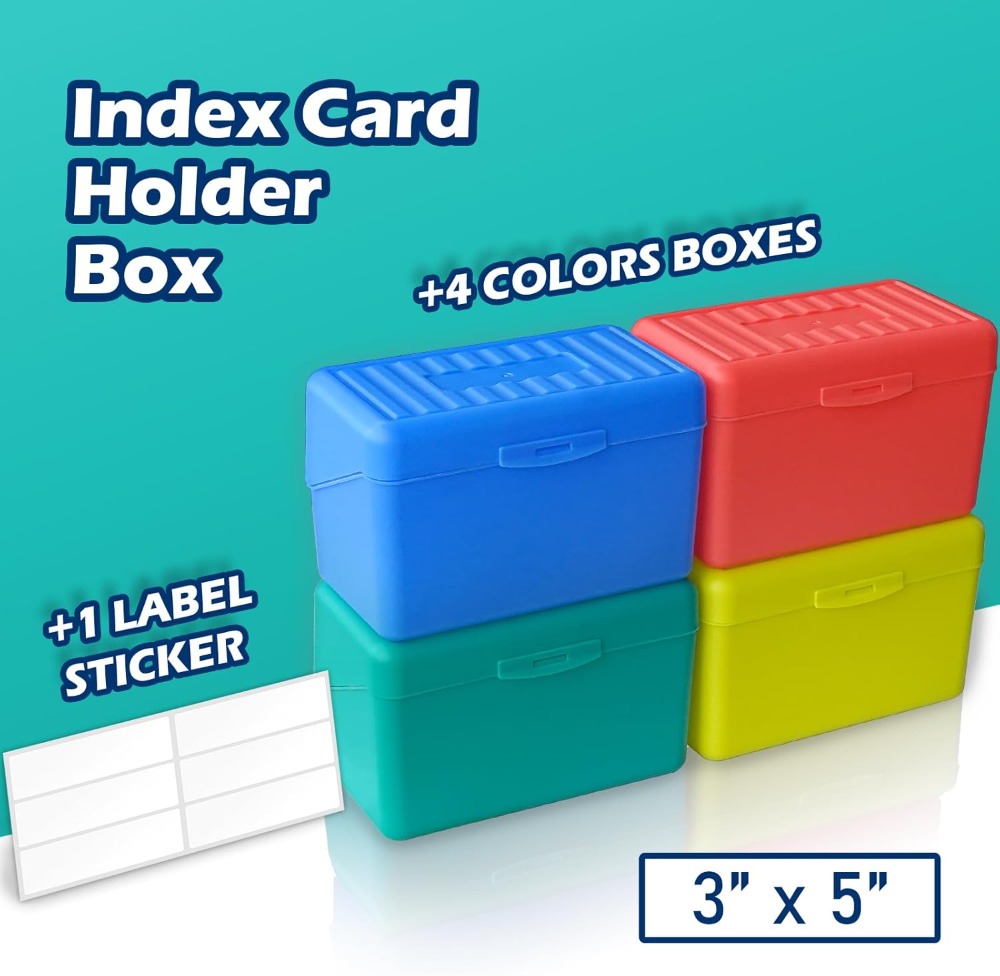 Olivo Index Card Holder Box 3x - Index Card Holder のレビューと価格