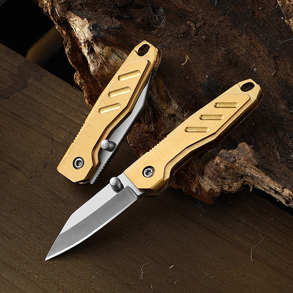 Brass Mini Folding Utility Kni - Letter Opener Brass のレビューと価格