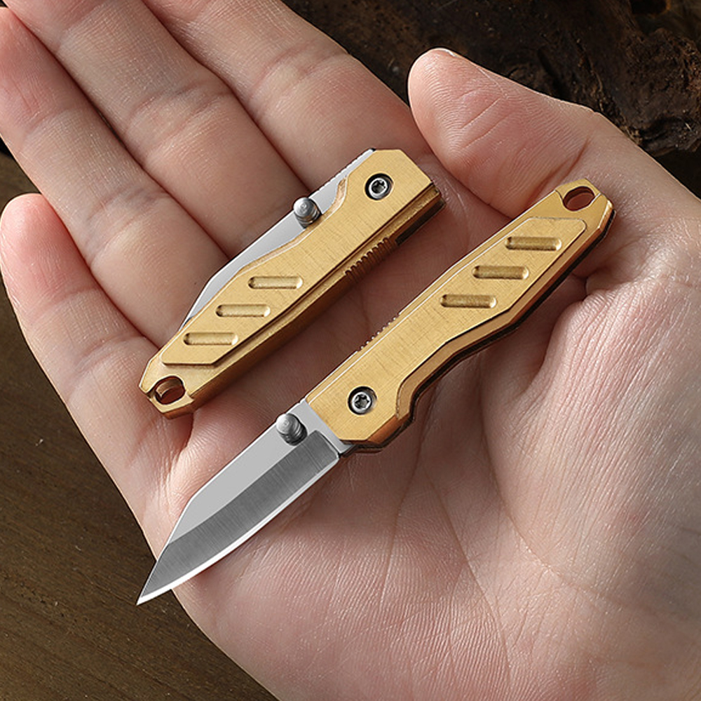 Brass Mini Folding Utility Kni - Letter Opener Brass のレビューと価格