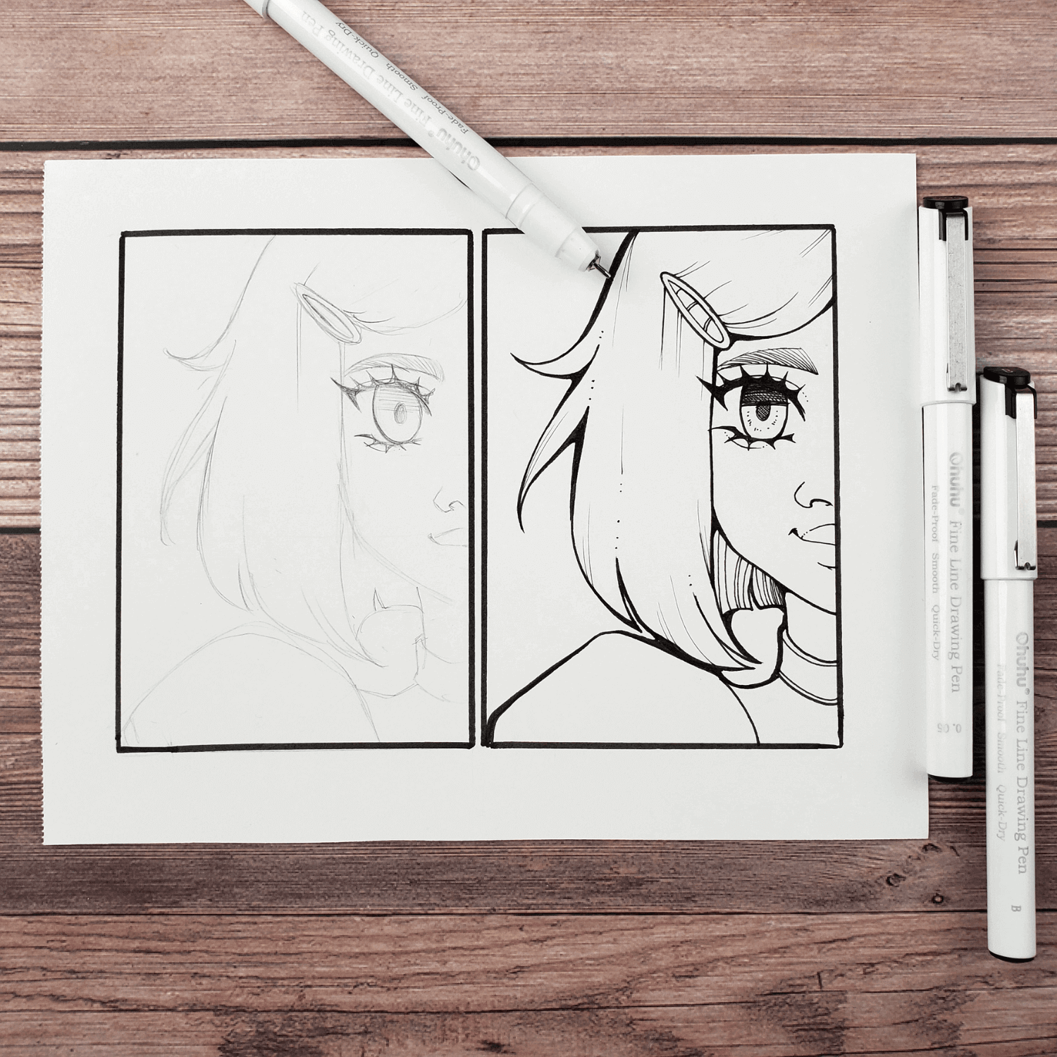 Ohuhu Micro Pen Fineliner Draw - Correction Pen Fine のレビューと価格