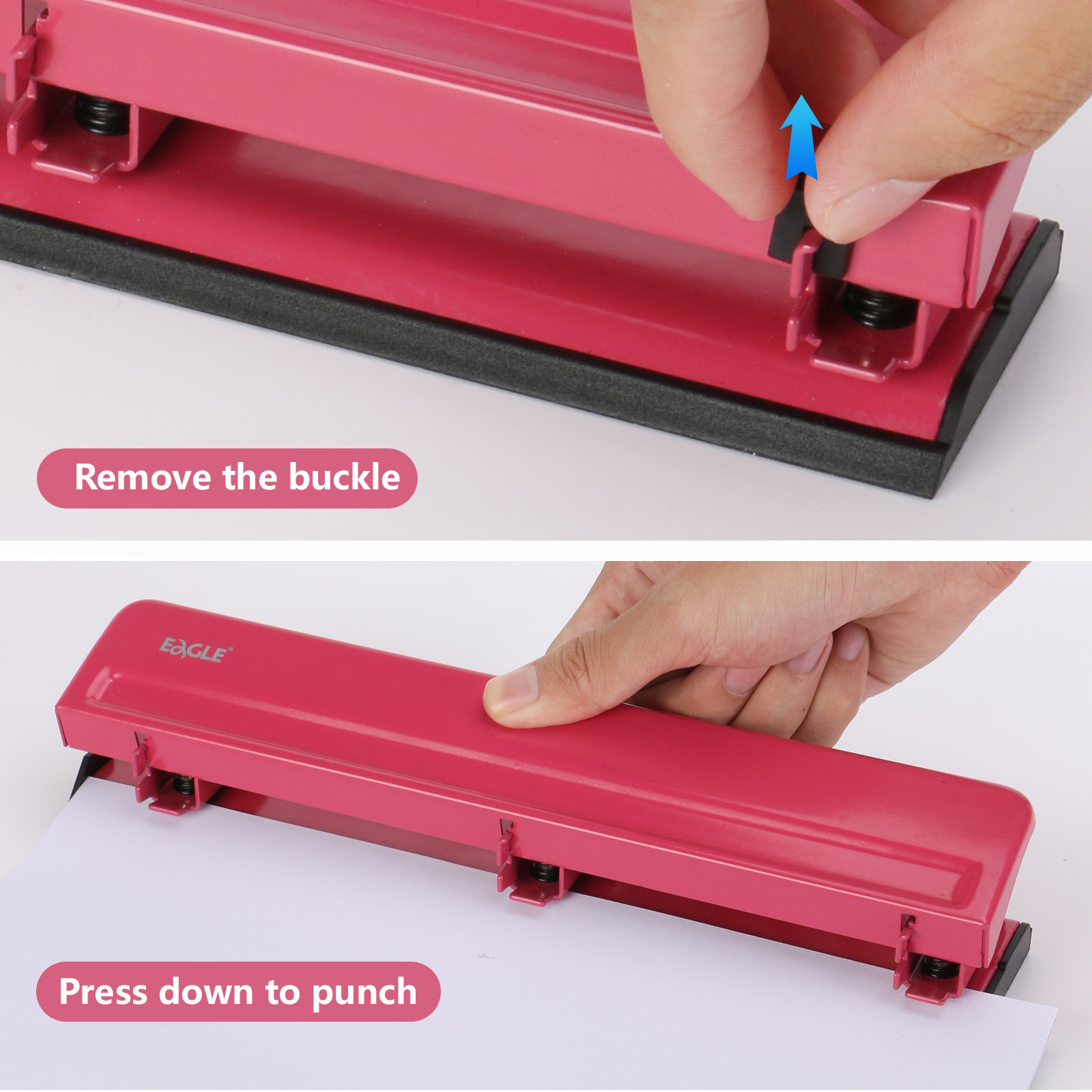 EAGLE 3-Hole Puncher for A4 Pa - Binder A4 Lever のレビューと価格
