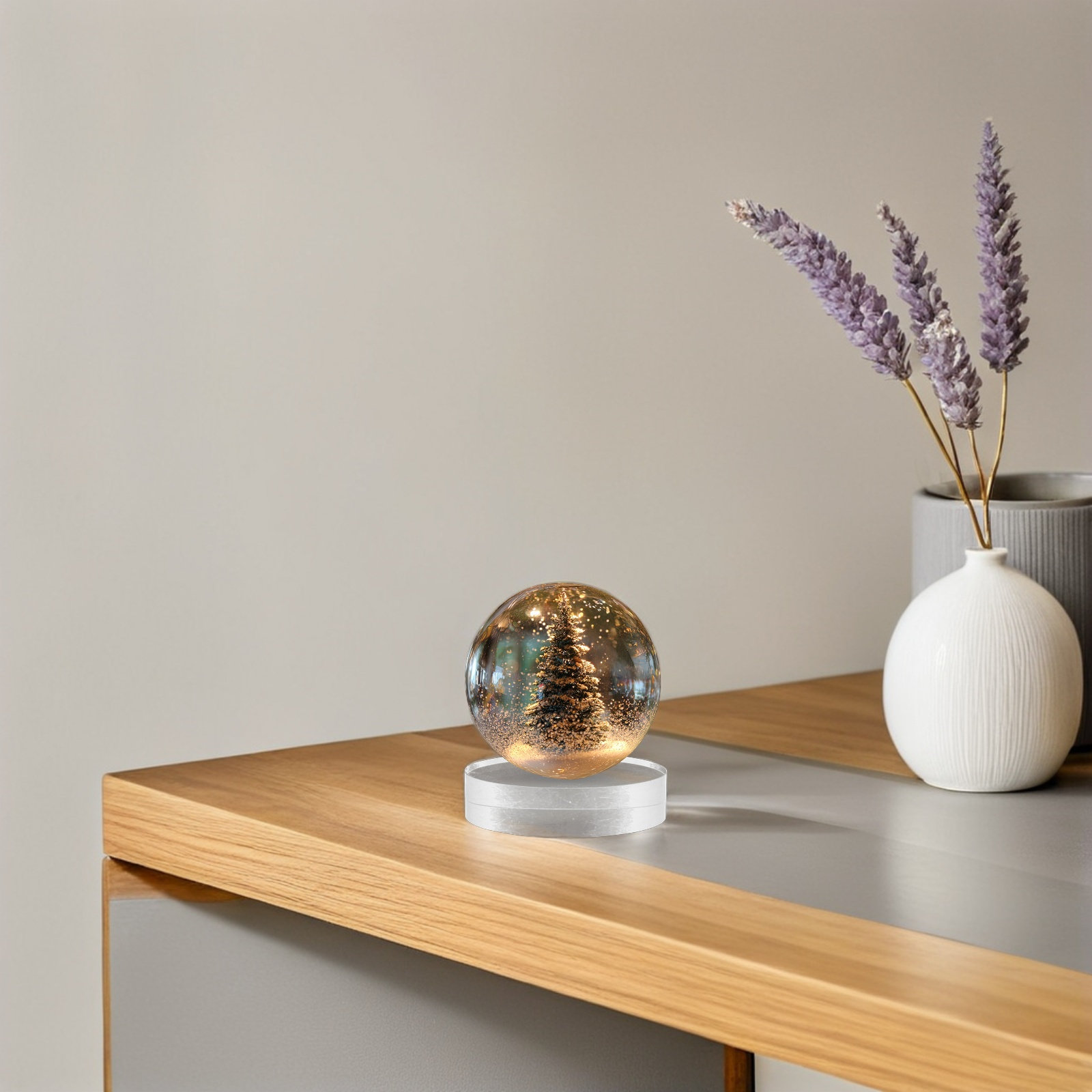 2Pcs Clear Round Crystal Glass - Book Weight Glass のレビューと価格