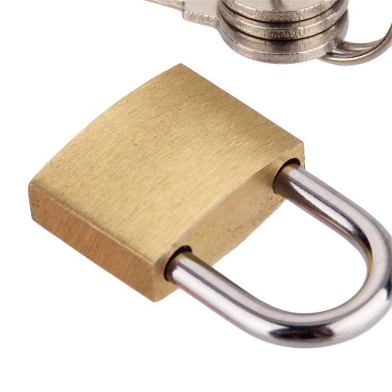 Brass Padlock with Keys, Small - Letter Opener Brass のレビューと価格