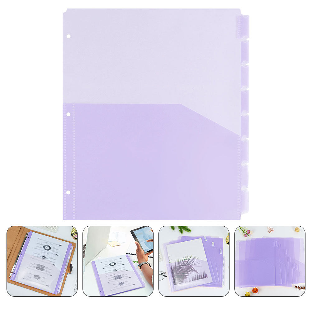 2Sets Binder Dividers A4 Plast - Tab Divider A4 のレビューと価格